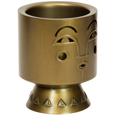 Justina Arthur Planter - Brass