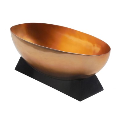 Justina Formo Tabletop Planter - Copper