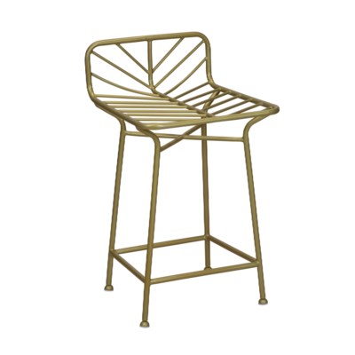 Justina Jani Counterstool - Brass