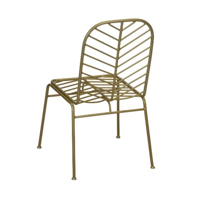 Justina Jani Side Chair - Brass