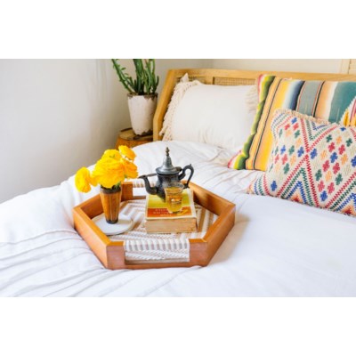 Justina Selva Tray - Natural