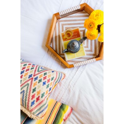 Justina Selva Tray - Natural