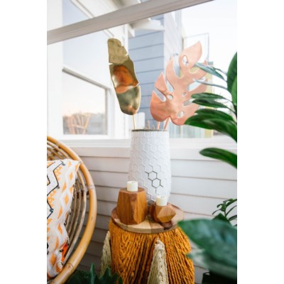 Justina Tilden Leaf - Brass