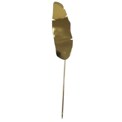 Justina Tilden Leaf - Brass