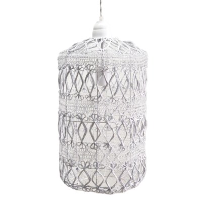 Justina Vela Cirrus Small Pendant - White