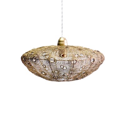 Justina Vela Stratus Pendant - Brass