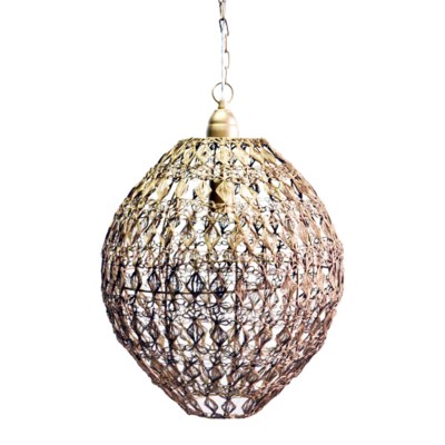 Justina Vela Cumulus Pendant - Brass