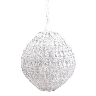 Justina Cumulus Pendant - White