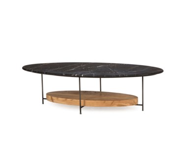 Olivia Coffee Table - Black Marble