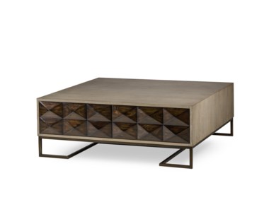 Casey Coffee Table - 2 Drawer / Square