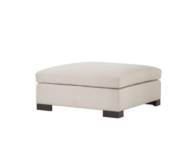 Ian Ottoman - Medium, Block Foot, Marek Spritzer Fabric