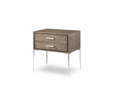 Chloe Nightstand - 2 Drawer Tall