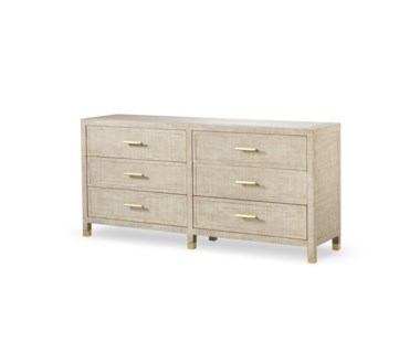 Raffles Dresser - 6 Drawer