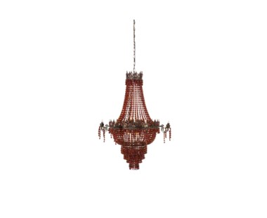 Soho Chandelier - Claret
