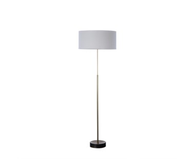 Gear Floor Lamp - Burned Brass