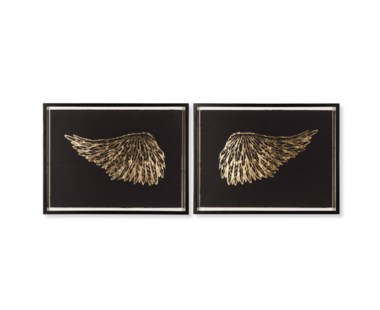 Gold Wings - Black