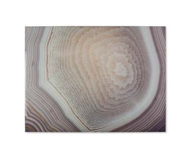 Art Print On Glass - Neutral Agate A