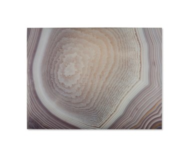 Art Print On Glass - Neutral Agate B