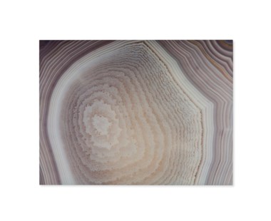 Art Print On Glass - Neutral Agate D