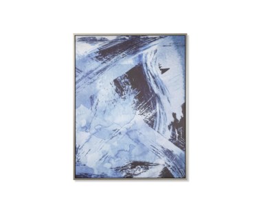 Indigo Wash Abstract