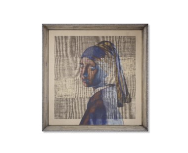 Vermeer Edit Linen Print