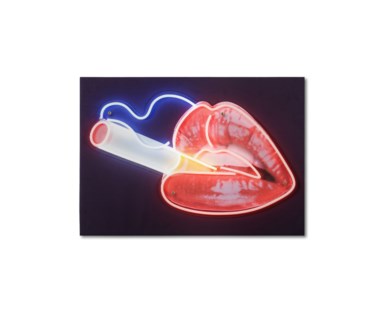 Smoking Hot Lips - LED Neon