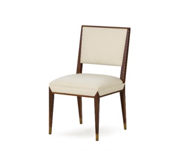 Reform Side Chair - Rosewood / Cream Fabric