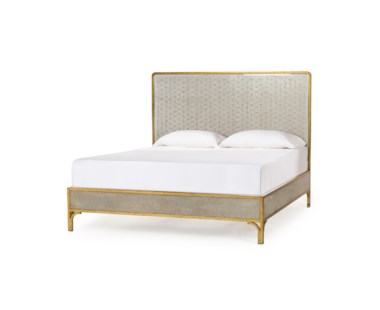 Gilded Star Mirror Bed - US King