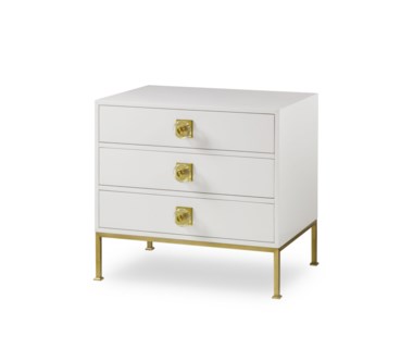 Formal Chest - 3 Drawer / White Lacquer