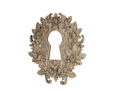 Keyhole Carved Mirror
