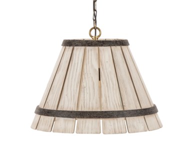 Chip Hanging Shade - White