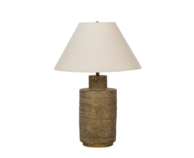 Ceramic Fez Lamp - Gold