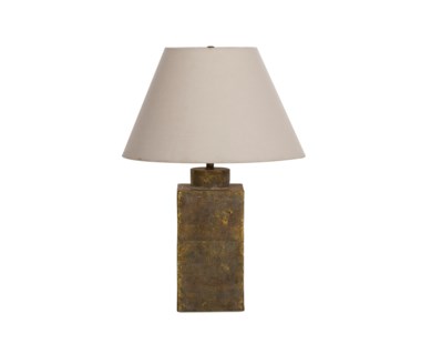 Ceramic Caddy Lamp - Gold