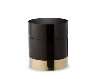Morrison Ottoman - Round /Black Lacquer