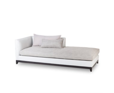 Jackson Chaise - Left Arm Facing / Fallon White