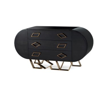Sting Credenza - Black