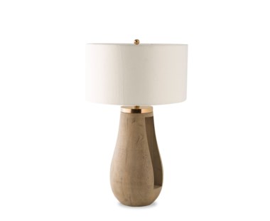 Gray Table Lamp