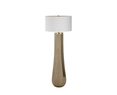 Gray Floor Lamp