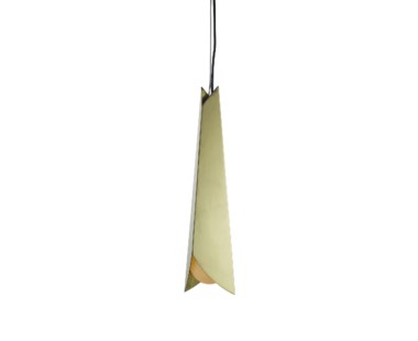 Barnie Pendant Large - Polished Brass