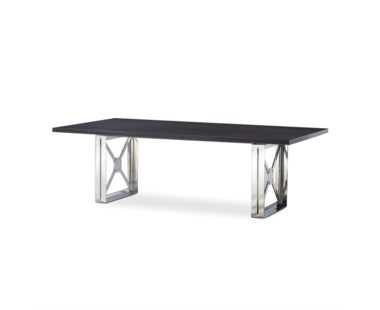 Girder Table - Grey Lacquer Top