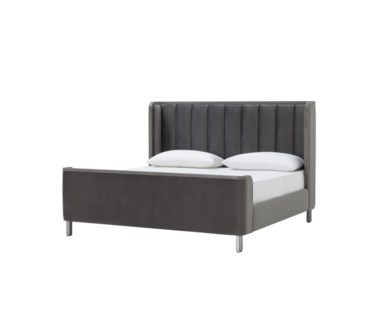 Ripley Bed - US King / Vera Charcoal