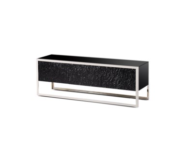 Dexter 3 Door Media Unit - Stainless Steel