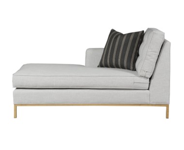 Copeland Chaise - Left Arm Facing / Metal Base - Grade 1