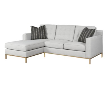 Copeland Loveseat - Right Arm Facing / Metal Base - Grade 1
