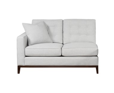 Copeland Loveseat - Left Arm Facing / Wood Base - Grade 1