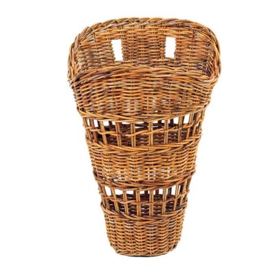 French Country Open Weave Wall Basket