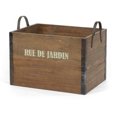 Provence Rue De Jardin Wooden Crate