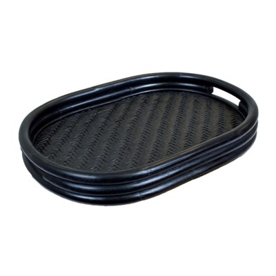 Rattan Oval Tray