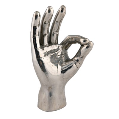 QS Ok Sign, Silver