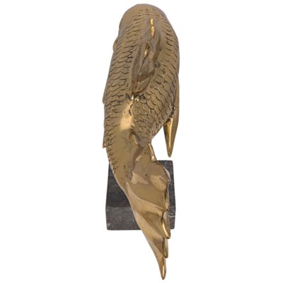 Fish On Stand, Brass